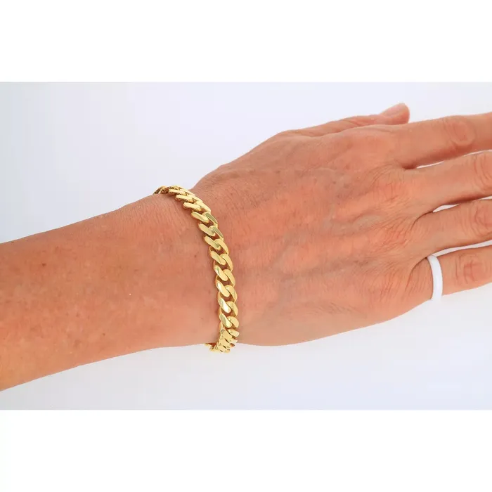 14k Yellow Gold Royal Monaco Miami Cuban Link 6mm Chain Bracelet w Box Clasp 7 Goldiacom Bracelets