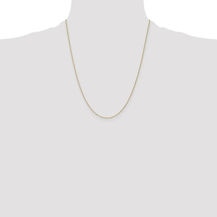 Necklaces MDS 14K Yellow Gold 12mm DC Cable Chain Necklace