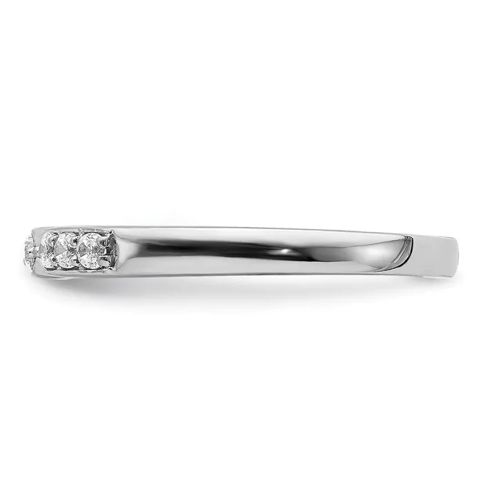 Rings Goldiacom 14K White Gold Real Diamond Band