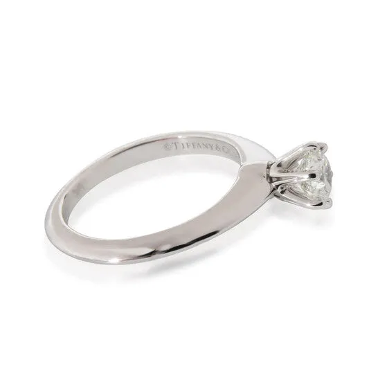 Rings JMS always Original PreOwned Tiffany Co Solitaire Engagement Ring In Platinum 40 CTW