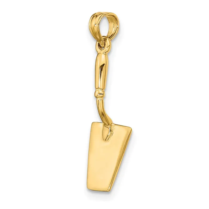 14K 3D Concrete Tool Spatula Charm TreasureFineJewelers Charm Necklaces
