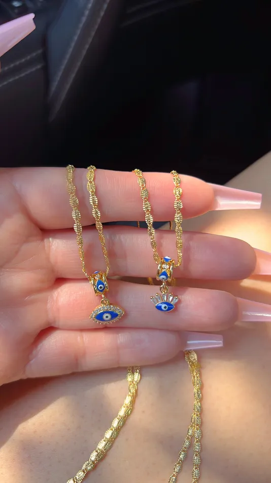 Necklaces MP Jewelry Blue Evil Eye Necklace
