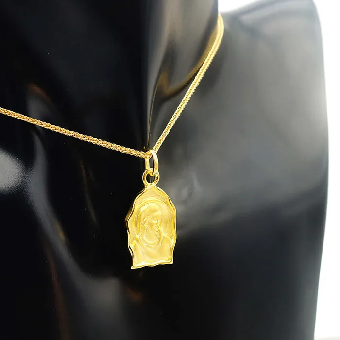 Necklaces S925 Vintage Virgin Mary Sisters Collarbone Chain Virgencita Necklace Trendolla Jewelry