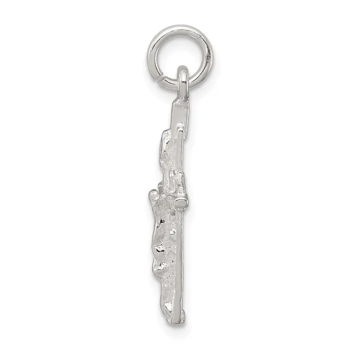 Necklaces Sterling Silver INRI Crucifix Pendant TreasureFineJewelers