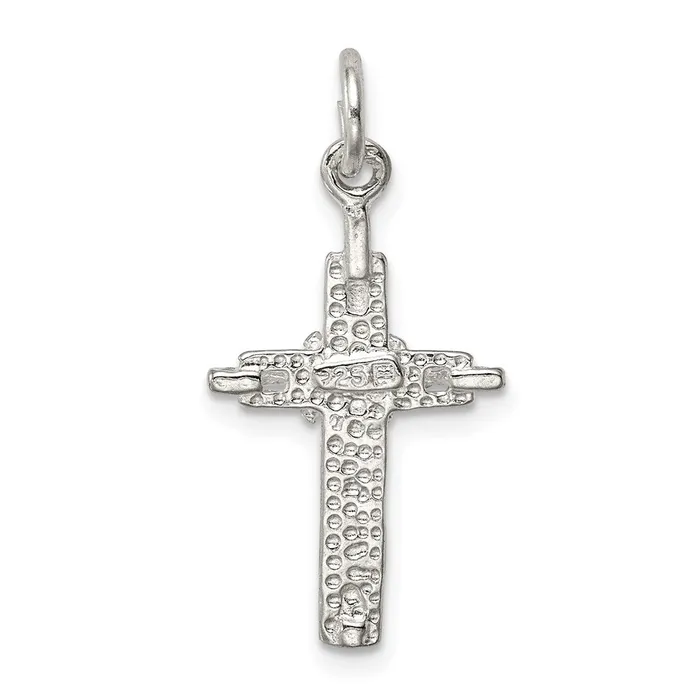 Necklaces Sterling Silver INRI Crucifix Pendant TreasureFineJewelers