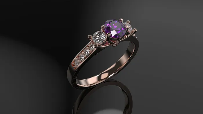 Amethyst Engagement Ring White Gold Engagement Ring Amethyst Ring Amethyst Gold White Gold Amethyst Ring FL LLC Rings Amethyst Engagement Ring White Gold Engagement Ring Amethyst Ring Amethyst Gold White Gold Amethyst Ring FL LLC Rings