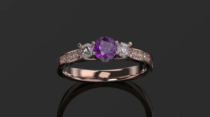 Amethyst Engagement Ring White Gold Engagement Ring Amethyst Ring Amethyst Gold White Gold Amethyst Ring FL LLC Rings Amethyst Engagement Ring White Gold Engagement Ring Amethyst Ring Amethyst Gold White Gold Amethyst Ring FL LLC Rings