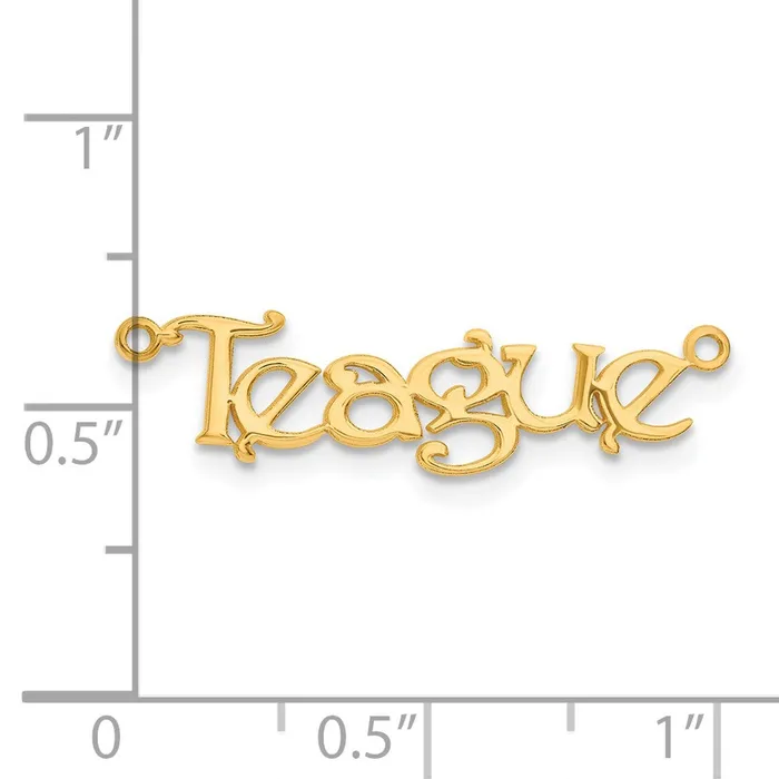 14K Bouquet Font Name PlateWBCXNA939Y WB Choice Jewelry Necklaces