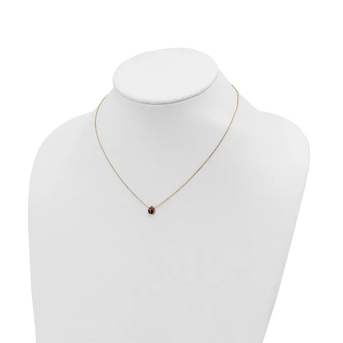 14k Polished Enameled Medium Ladybug 165in NecklaceWBCSF2889165 WB Choice Jewelry Necklaces 14k Polished Enameled Medium Ladybug 165in NecklaceWBCSF2889165 WB Choice Jewelry Necklaces