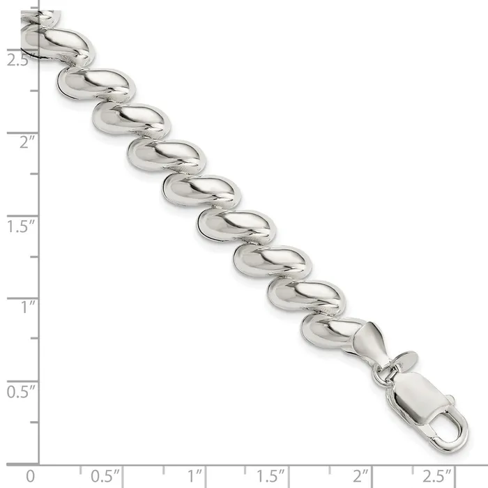 Bracelets WB Choice Jewelry Sterling Silver Fancy Polished San Marco BraceletWBCQG359875 Bracelets WB Choice Jewelry Sterling Silver Fancy Polished San Marco BraceletWBCQG359875