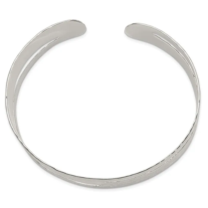 Bracelets WB Choice Jewelry Sterling Silver Solid Polished Hammered Fancy Cuff Bangle BraceletWBCQB191 Bracelets WB Choice Jewelry Sterling Silver Solid Polished Hammered Fancy Cuff Bangle BraceletWBCQB191