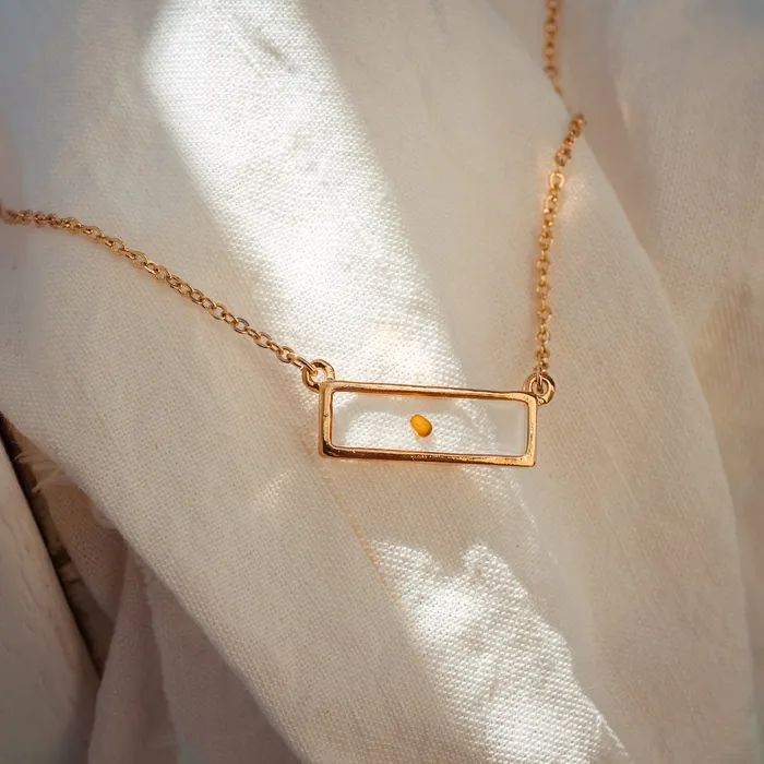 Mustard Seed Bar Sterling Silver Necklace faithbraceletco Necklaces