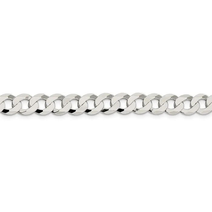 Sterling Silver 8mm Flat Curb ChainWBCQLB20022 WB Choice Jewelry Rings Sterling Silver 8mm Flat Curb ChainWBCQLB20022 WB Choice Jewelry Rings