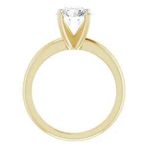 WB Choice Jewelry 14K Yellow 75 mm Round Forever One Moissanite Engagement Ring 653378642PSTWBC Rings WB Choice Jewelry 14K Yellow 75 mm Round Forever One Moissanite Engagement Ring 653378642PSTWBC Rings