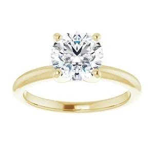 WB Choice Jewelry 14K Yellow 75 mm Round Forever One Moissanite Engagement Ring 653378642PSTWBC Rings WB Choice Jewelry 14K Yellow 75 mm Round Forever One Moissanite Engagement Ring 653378642PSTWBC Rings