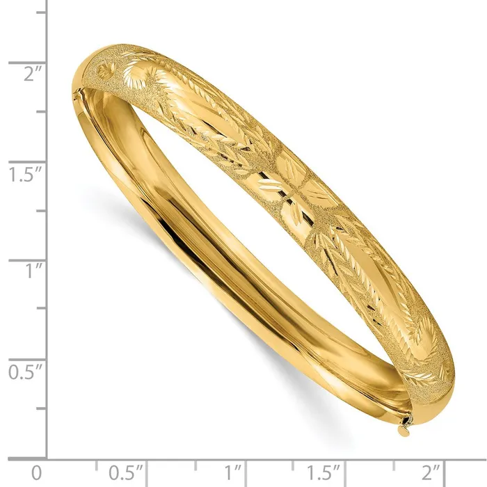 WB Choice Jewelry Bracelets 14k 516 Laser Cut Hinged Bangle BraceletWBCLZ516 WB Choice Jewelry Bracelets 14k 516 Laser Cut Hinged Bangle BraceletWBCLZ516