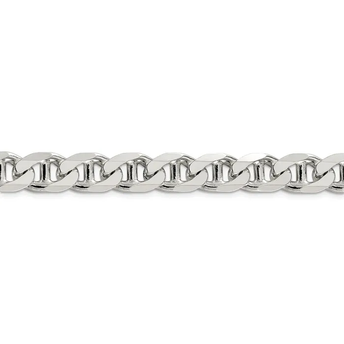 WB Choice Jewelry Necklaces Sterling Silver 105mm Flat Cuban Anchor ChainWBCQFAN3009 WB Choice Jewelry Necklaces Sterling Silver 105mm Flat Cuban Anchor ChainWBCQFAN3009