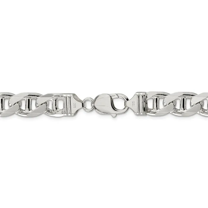 WB Choice Jewelry Necklaces Sterling Silver 105mm Flat Cuban Anchor ChainWBCQFAN3009 WB Choice Jewelry Necklaces Sterling Silver 105mm Flat Cuban Anchor ChainWBCQFAN3009