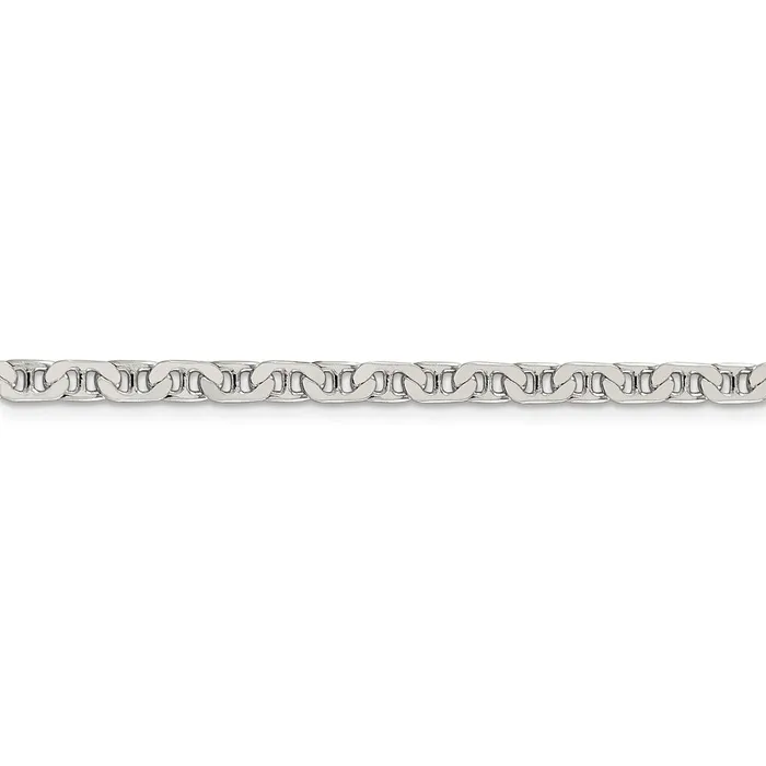 WB Choice Jewelry Rings Sterling Silver 375mm Flat Anchor ChainWBCQAN10018