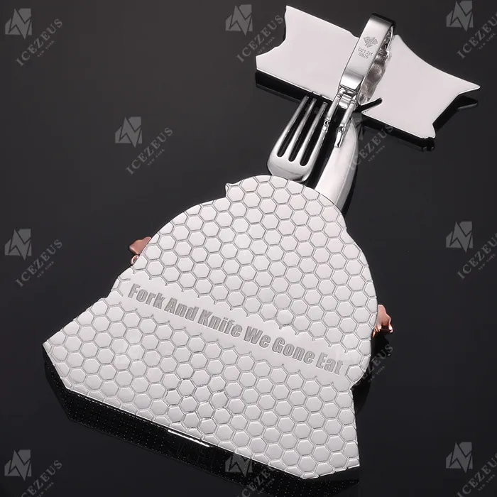 Custom Iced Out WGE Money Logo Pendant IceZeusShop Necklaces
