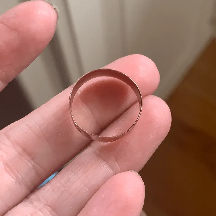 Love Vintage Paris Rings Rose Gold Band Grapes or Berries 9k Rose Gold Antique