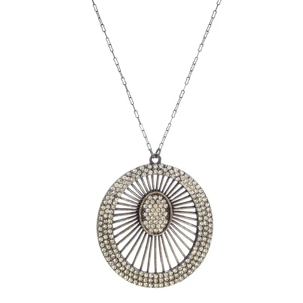 Rebel Designs Inc Necklaces OffCenter Spider Web Necklace