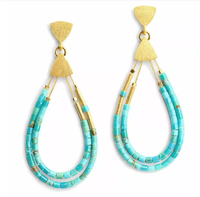 Turquoise Cleni Earrings Bernd Wolf Earrings