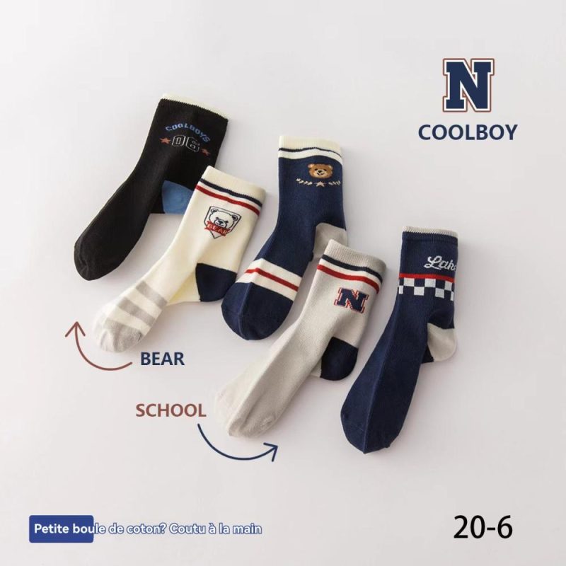 Chaussettes   | 1 Paire De Chaussettes Monsieur T-Shirt Homme