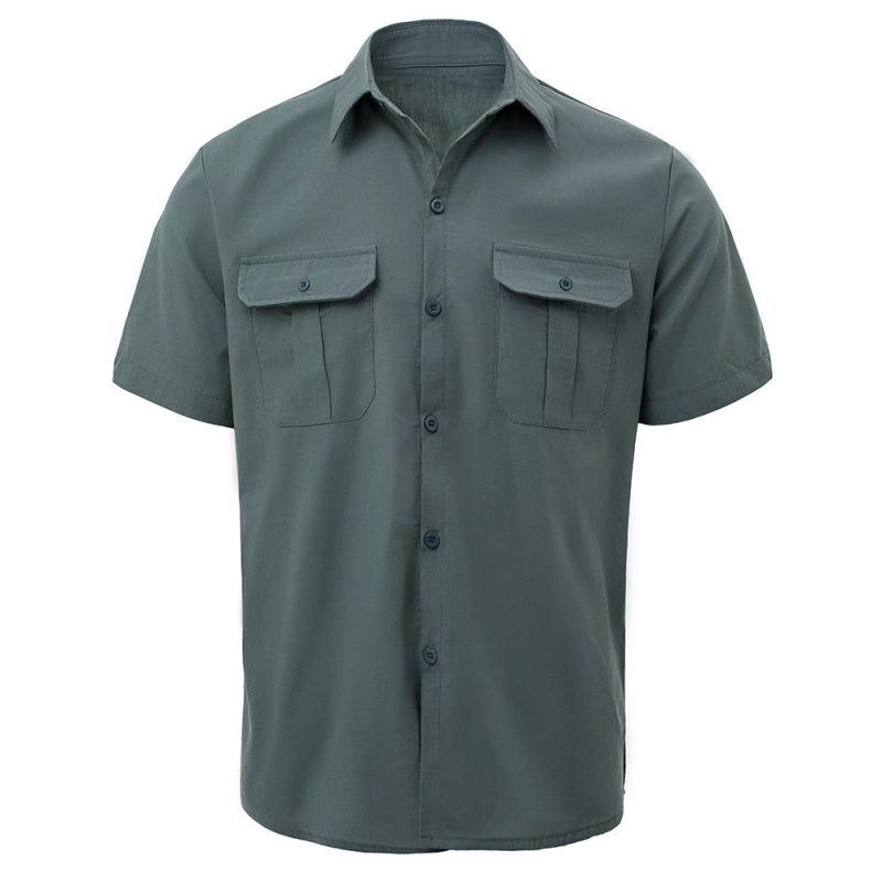 Chemises   | Chemise Homme Utilizer Ii Solid Short Sleeve Shirt