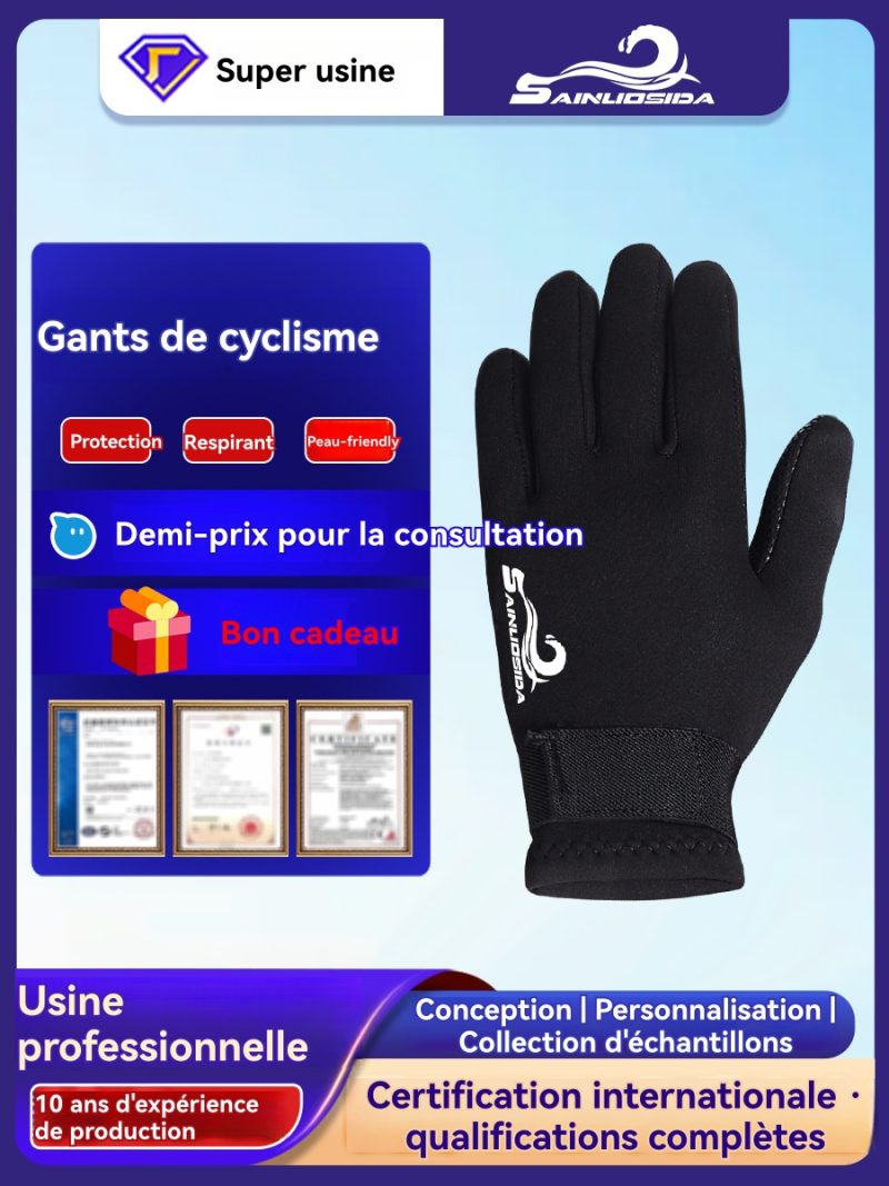 Gants   | Gants Unisexe Gloves Full Finger Finnfjord Warm