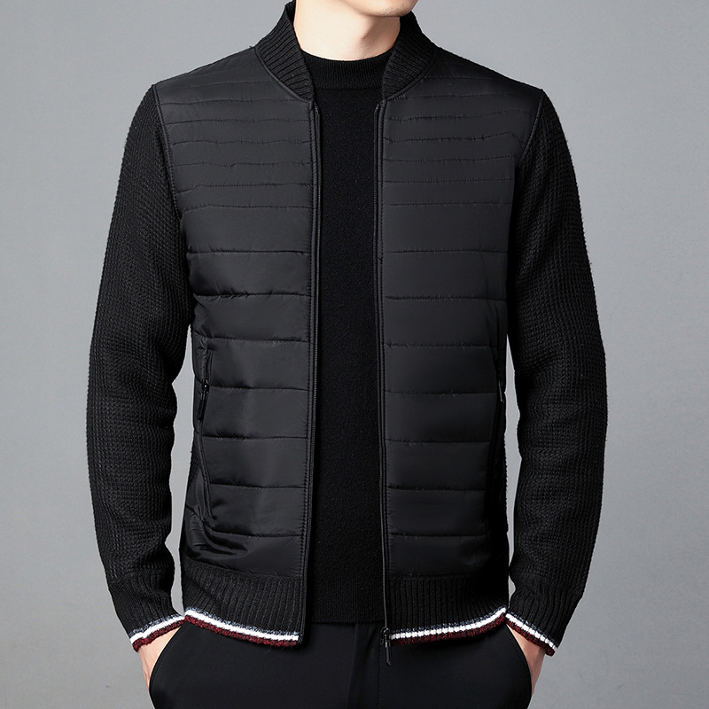 Manteaux, Blousons, Vestes, Doudounes   | Veste Hybride Homme 2 Poches Cotes Zippees