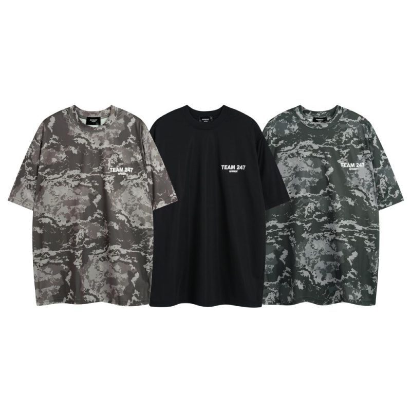 T-Shirts, Tops   | T-Shirt Homme M Ess+ Camo Aop Tee