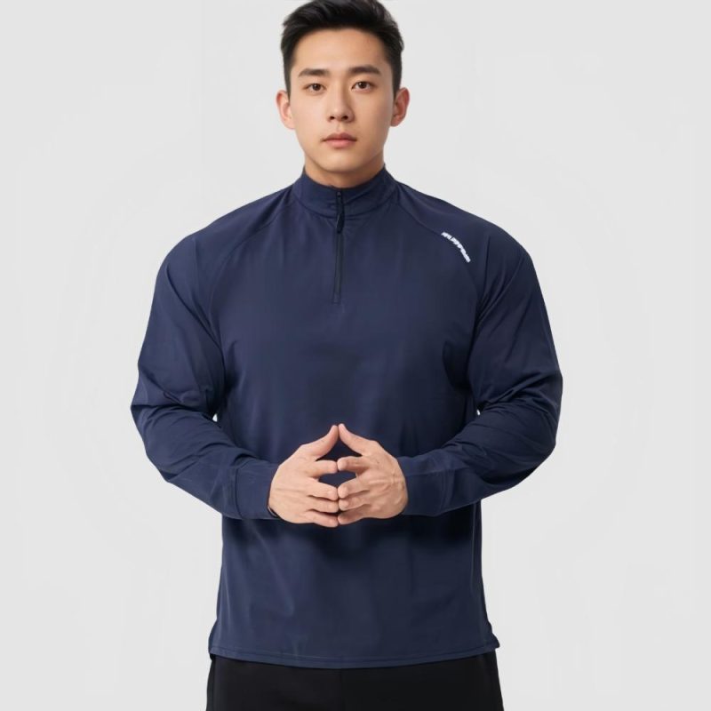 Vêtements De Sport   | Haut Col Zipé Homme M Nk Df Pacer Top Hz