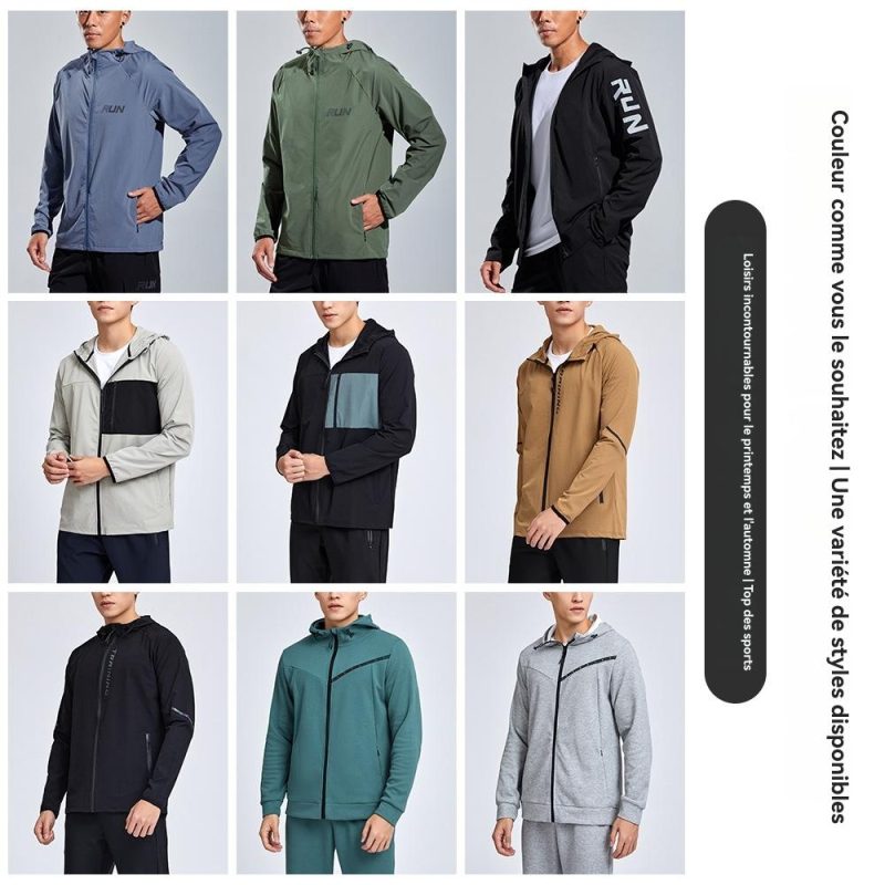 Vêtements De Sport   | Veste À Capuche Zippée Homme Ua Launch Hooded Jacket