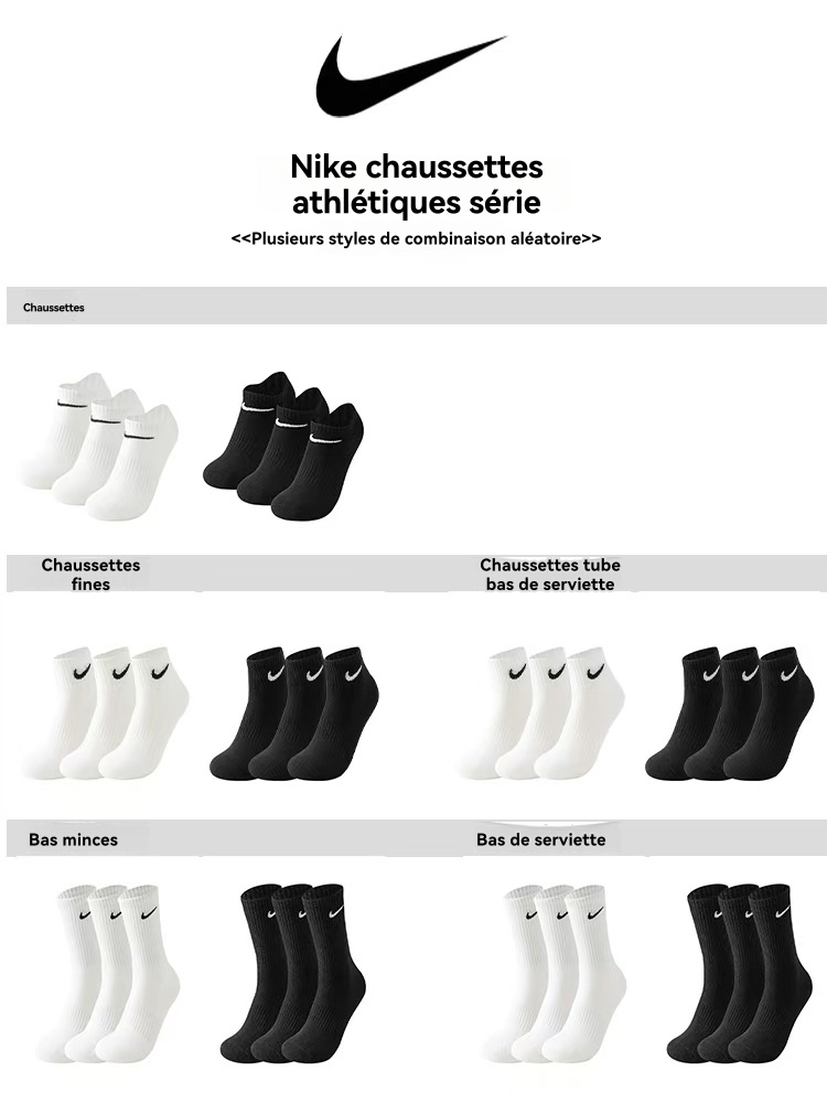 Chaussettes   | 3 Paires De Chaussettes Unisexe Everyday Cushioned Training Cr