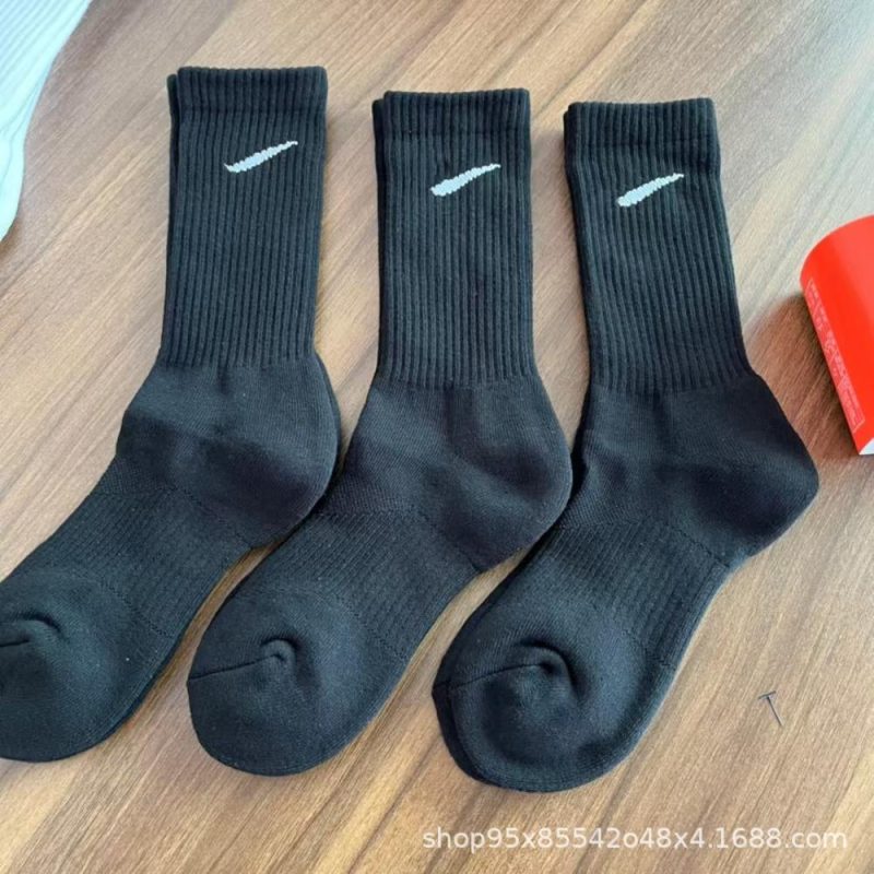 Chaussettes   | Lot 3 Paires De Chaussettes Hautes Homme U Nk Everyday Ltwt Crew 3Pr